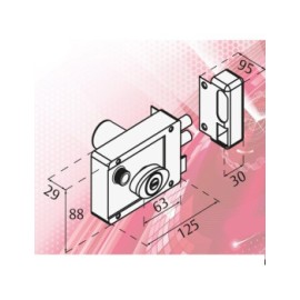 CERRADURA PHILLIPS 4200 AUTOMATICA IZQUIERDA SOBREPONER INSTAFACIL
