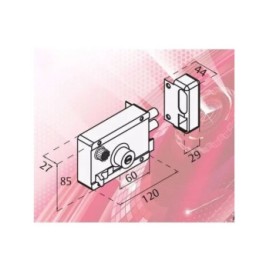 CERRADURA PHILLIPS 4000 PASADOR DERECHA INSTAFACIL