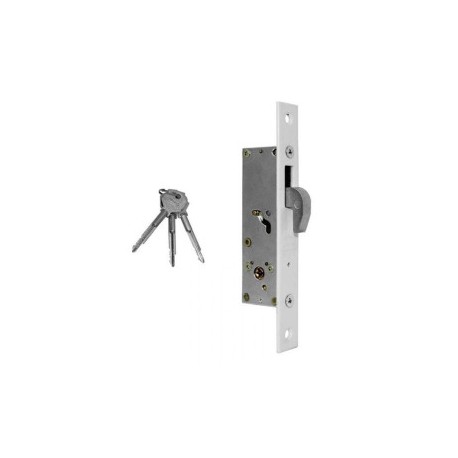 CERRADURA PHILLIPS X455 TETRA GANCHO PERFIL ANGOSTO BLANCO