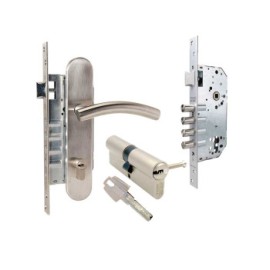 CERRADURA PHILLIPS 550 MM NEGRA ALUMINIO