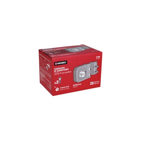 CERRADURA BARRA TETRA IZQUIERDA HERMEX 43512