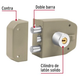 CERRADURA HERMEX CS- 90D DERECHA 2 BARRAS CLASICA 43482