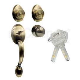 CERRADURA PERILLA DELUXE ENTRADA INOX 6276