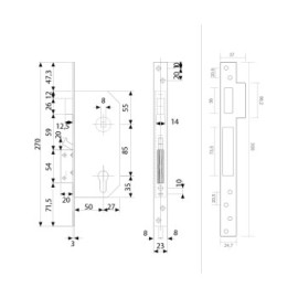 CERRADURA PHILLIPS 715 AS IF IZQUIERDA MX5562