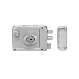 CERRADURA PHILLIPS 400DC GRIS PERFIL ANGOSTO