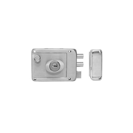 CERRADURA PHILLIPS 400DC GRIS PERFIL ANGOSTO