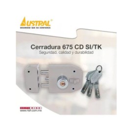 CERRADURA DEXTER 4 BULONES TETRA CROMO 6372