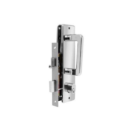 CERROJO AUSTRAL CS1 LLAVE MARIPOSA  LATON PULIDO