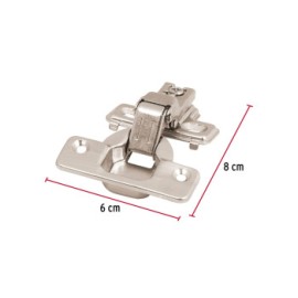 JUEGO 4 SOPORTES DE VIDRIO SOARMA 19X50 MM DBB REPISA