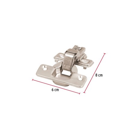 JUEGO 4 SOPORTES DE VIDRIO SOARMA 19X50 MM DBB REPISA