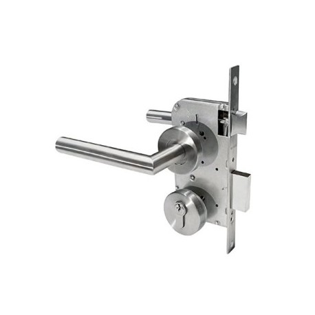 CERROJO DEXTER 6376 TETRA PASADOR NIQUEL SATINADO  GRANDE