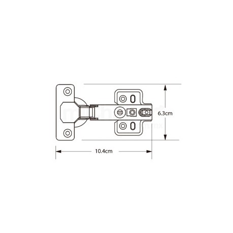 CANDADO DEXTER 30MM LAMINADO GANCHO CORTO 6929